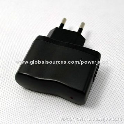 2 Pins Plug Designed 100% OEM Compatible 5V/1,000mA USB Adapter, Over-temperature Protection